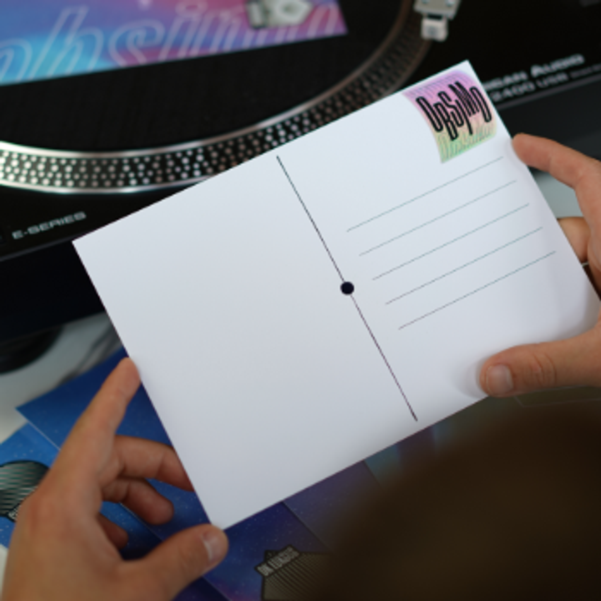 Vinyl Postcard