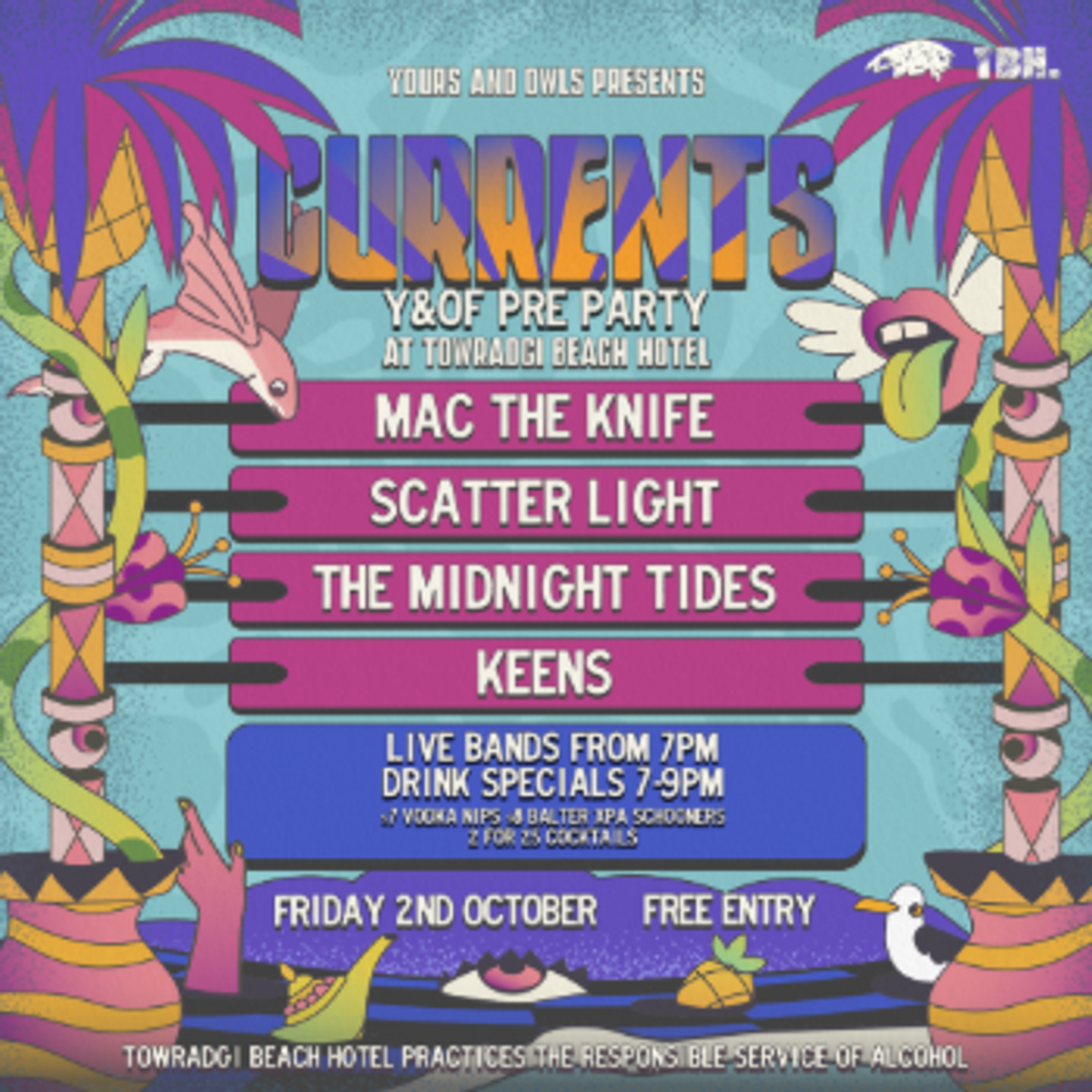 2nd Oct | Y&O Pre Party, Wollongong
