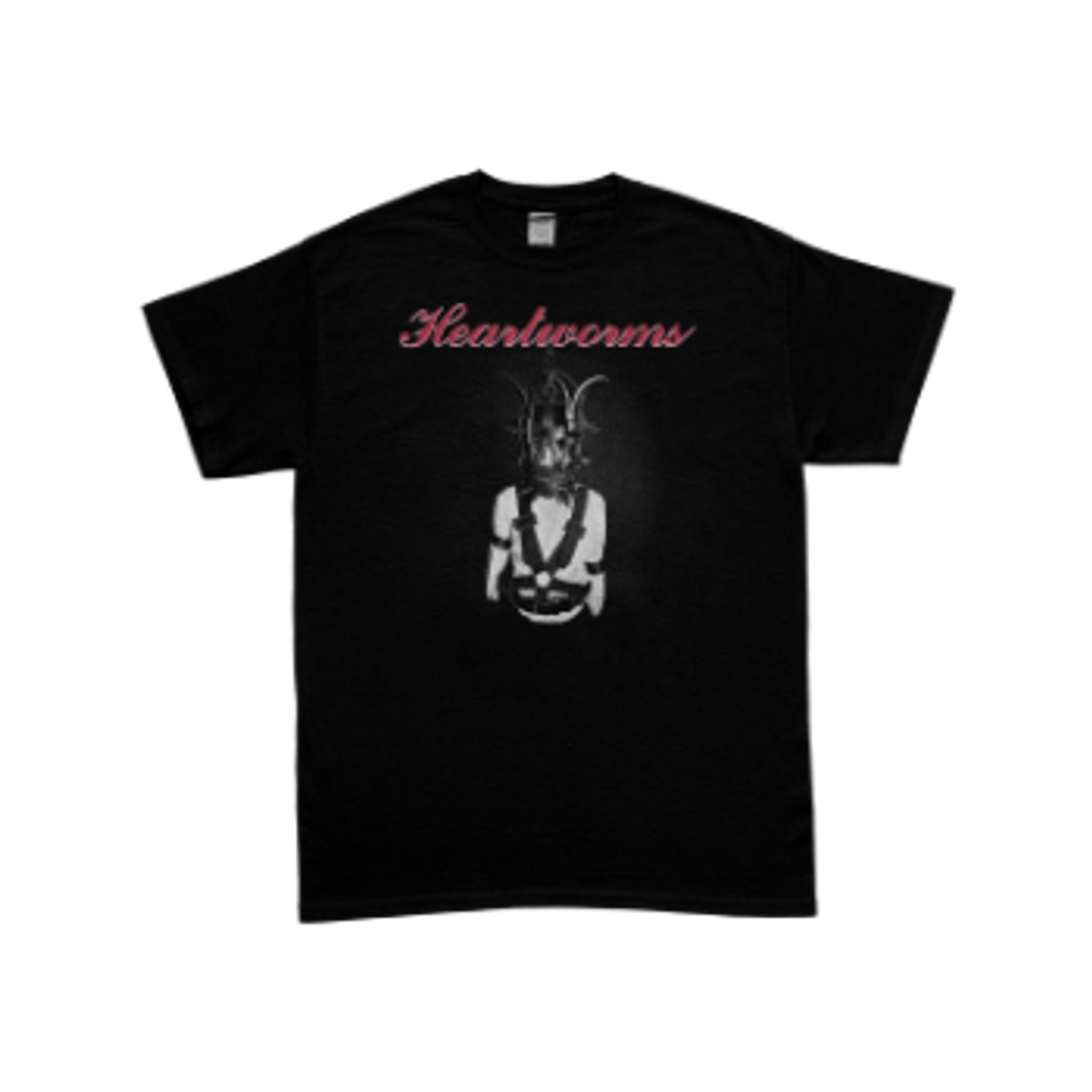 HEARTWORMS - MASK T-SHIRT (BLACK)