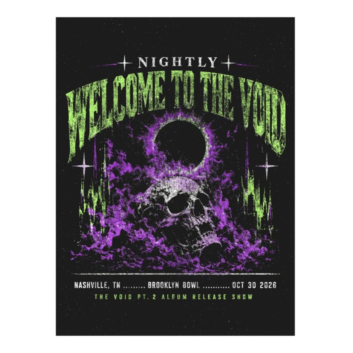 signed welcome to the void screen poster [pre-order]