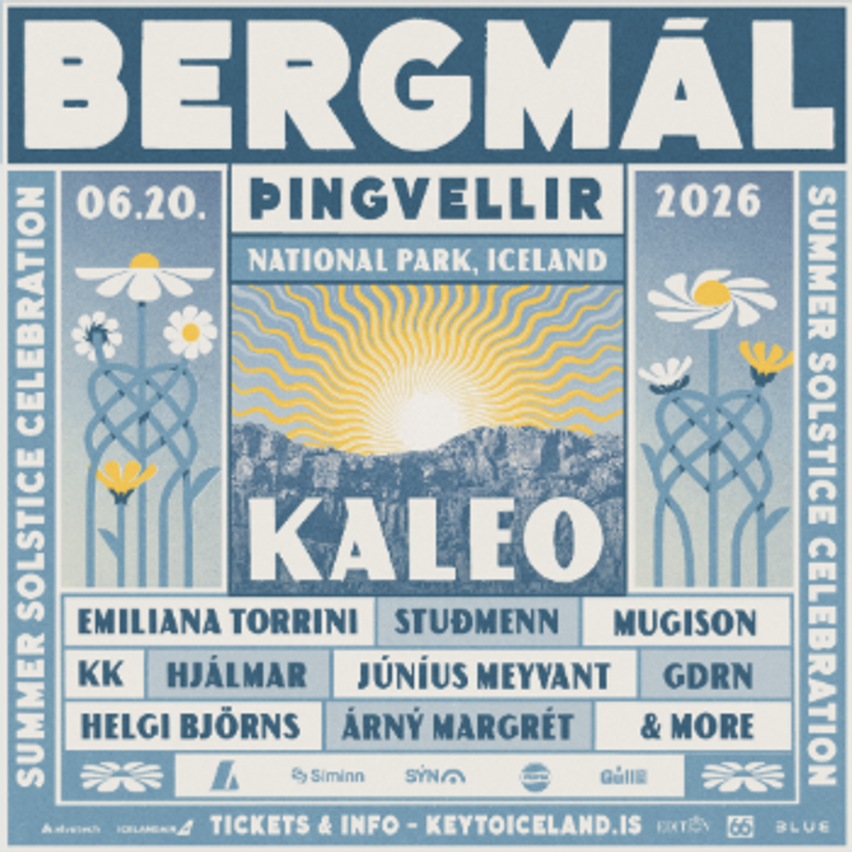 ICELAND SHOW JUNE 20TH - TICKETS ON SALE NOW!