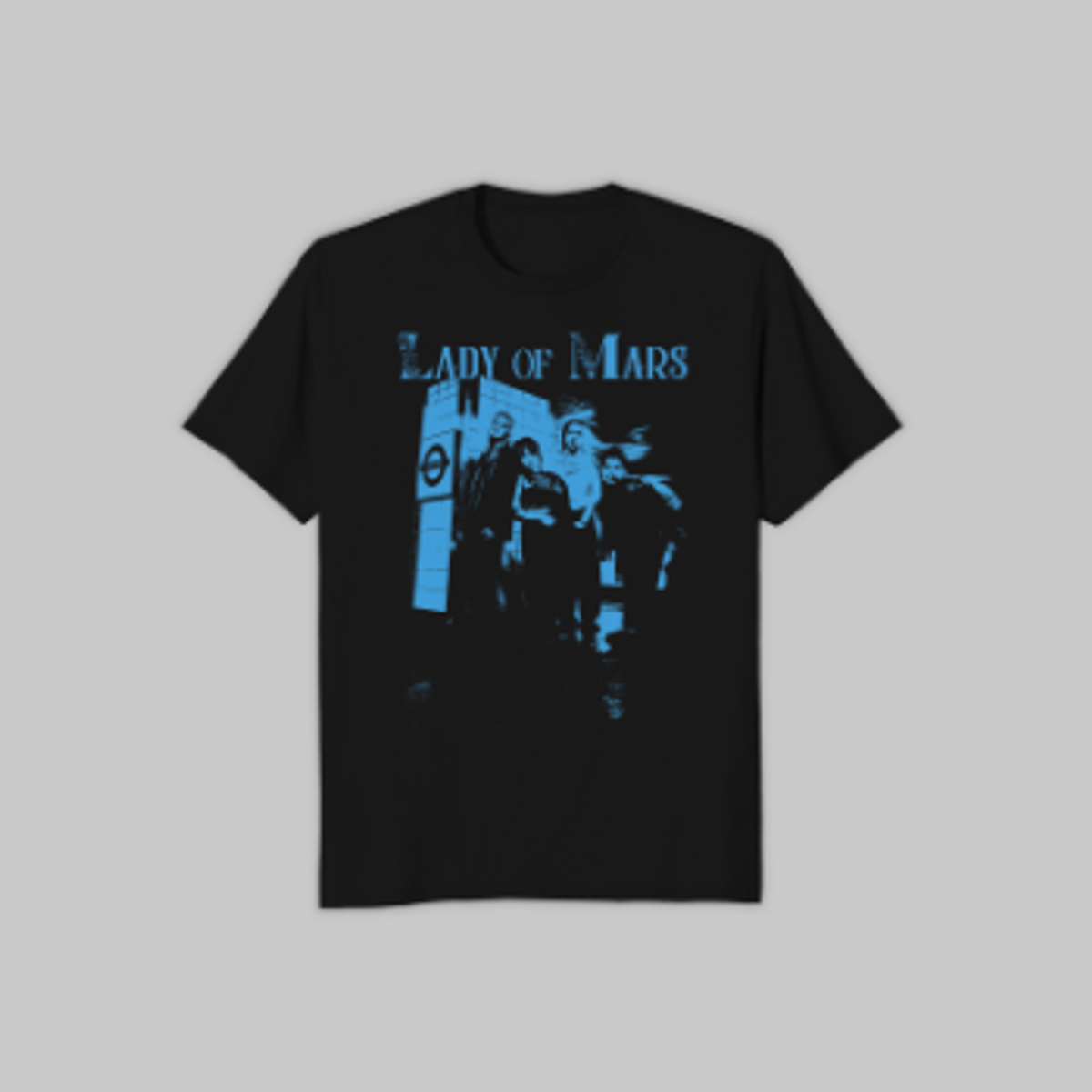 Lady of Mars - Black&Blue Tshirt