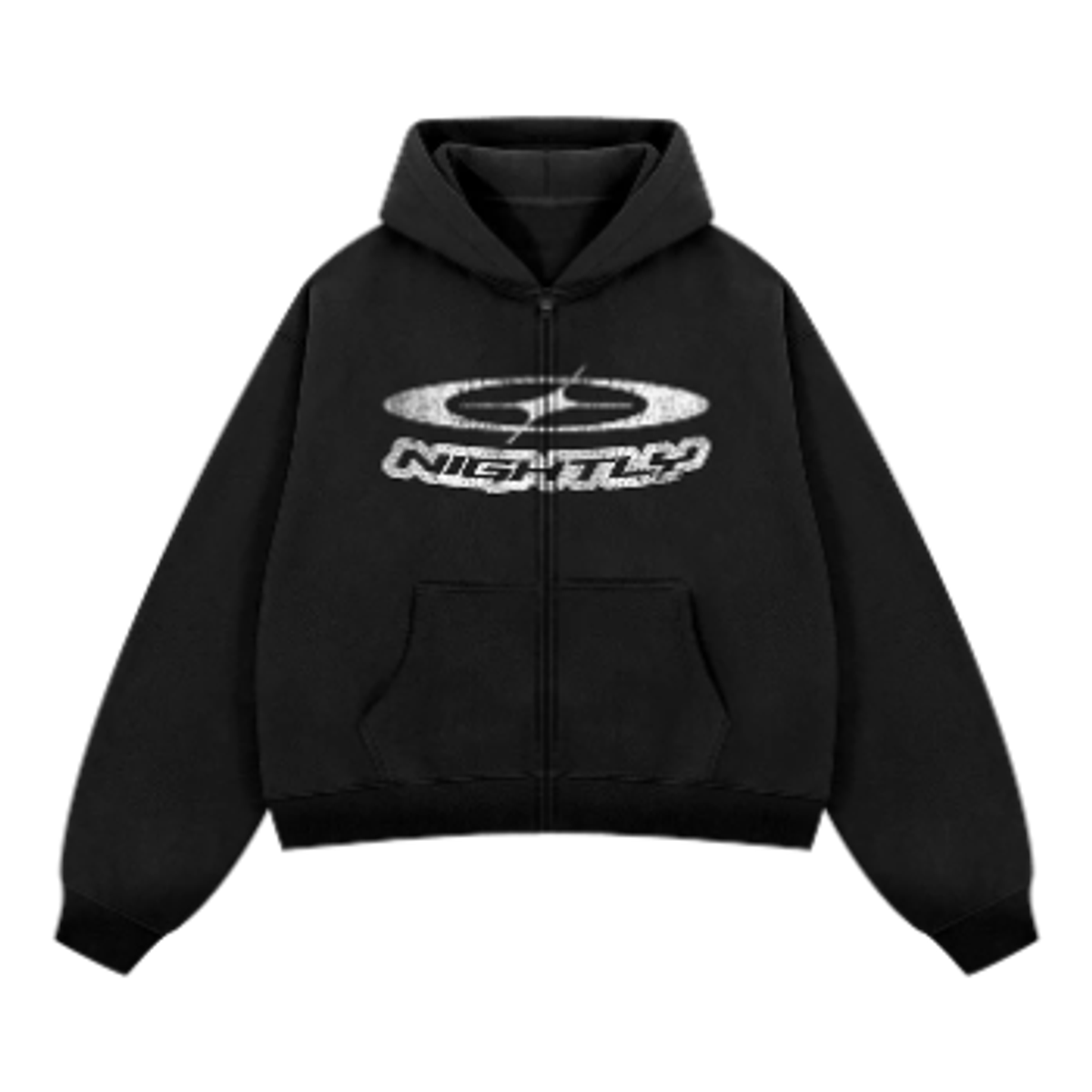 Nightly Retro Zip Hoodie