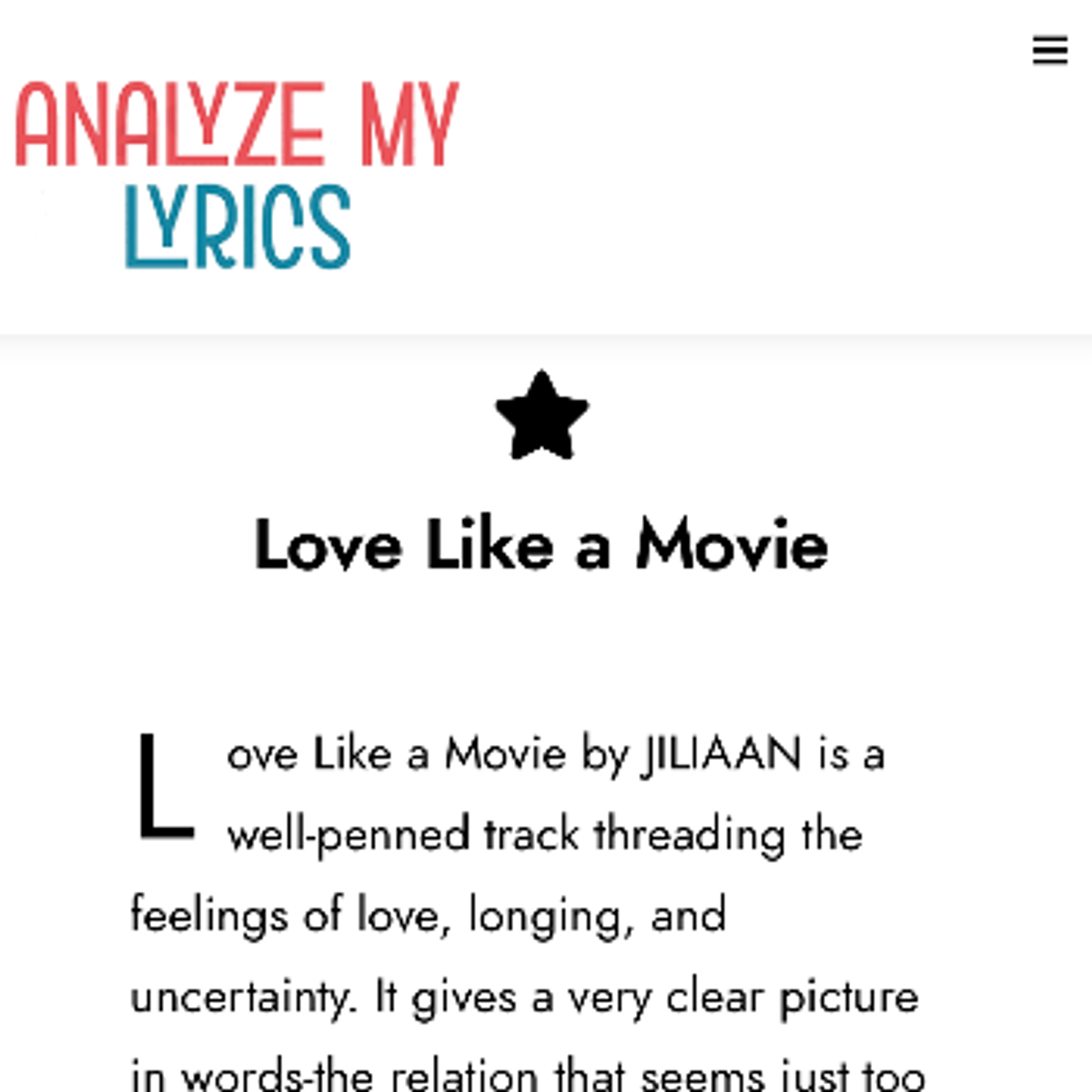 Lyrics Review