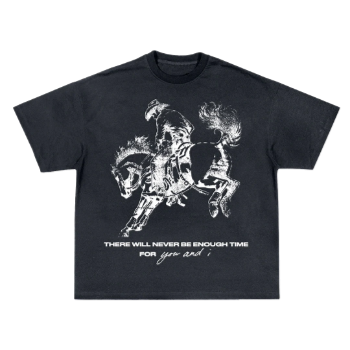 never enough time graphite cowboy tee