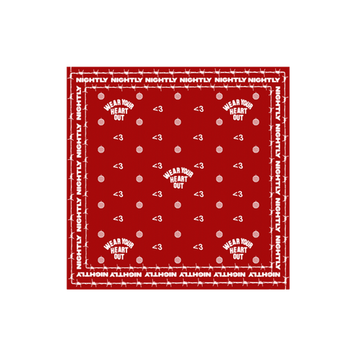 wear your heart out bandana