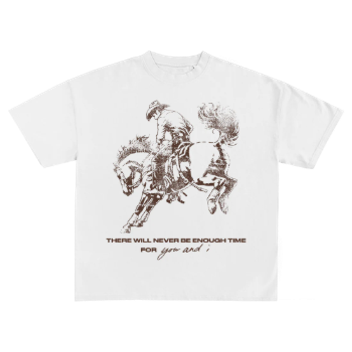 never enough time cowboy tee